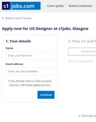 Jobseeker application form optimisation logo